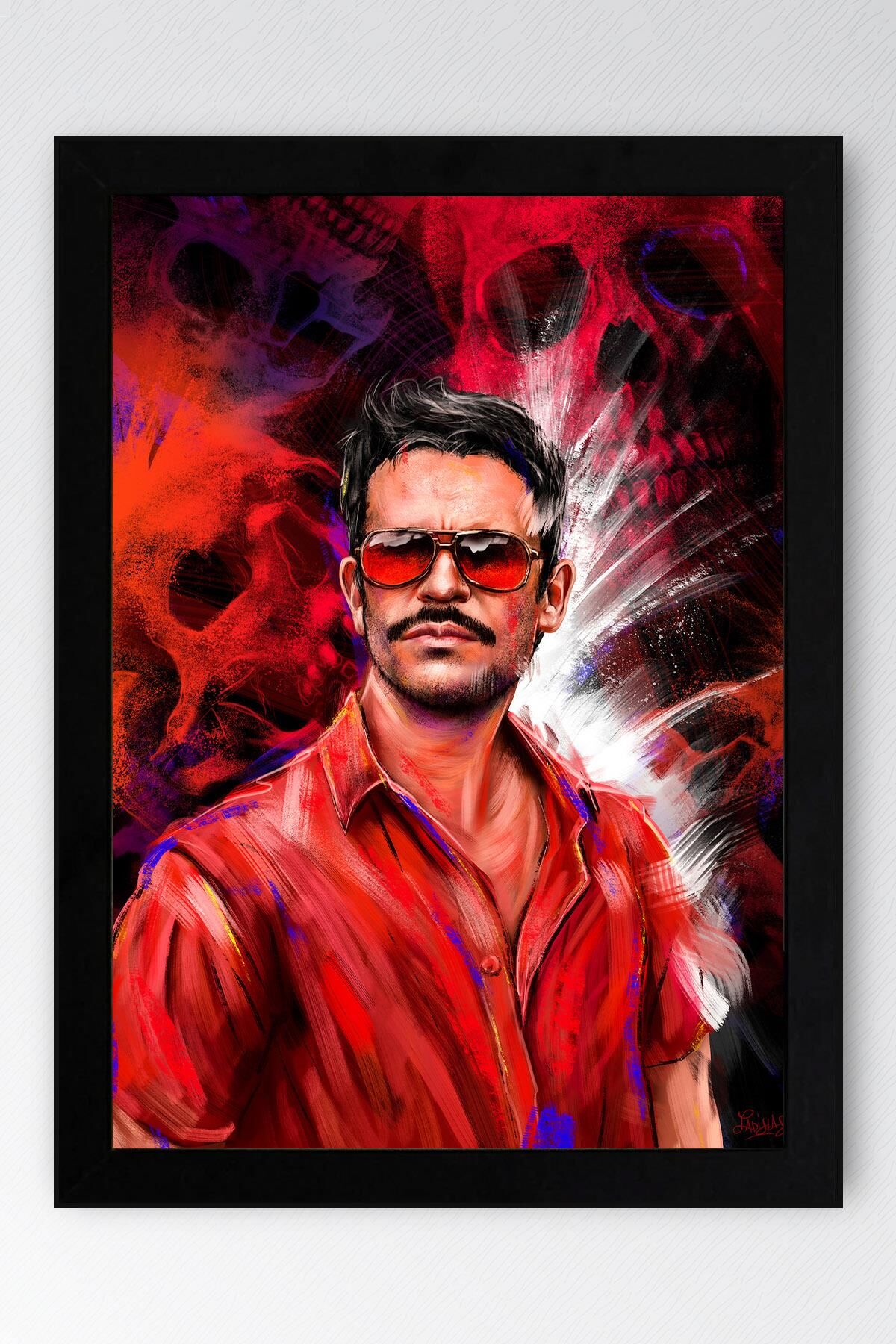 Narcos Çerçeveli Tablo - Narcos Dizi Posteri Tablo