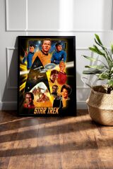 Star Trek Çerçeveli Tablo - Uzay Yolu Fim Posteri Tablo