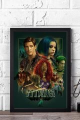 Titans Çerçeveli Tablo - DC Dizi Posteri Tablo