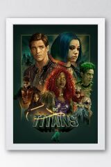 Titans Çerçeveli Tablo - DC Dizi Posteri Tablo