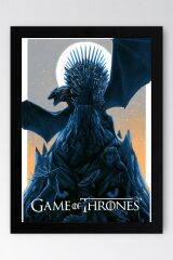 Game of Thrones Çerçeveli Tablo - Taht Oyunları Dizi Posteri Tablo