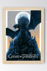 Game of Thrones Çerçeveli Tablo - Taht Oyunları Dizi Posteri Tablo