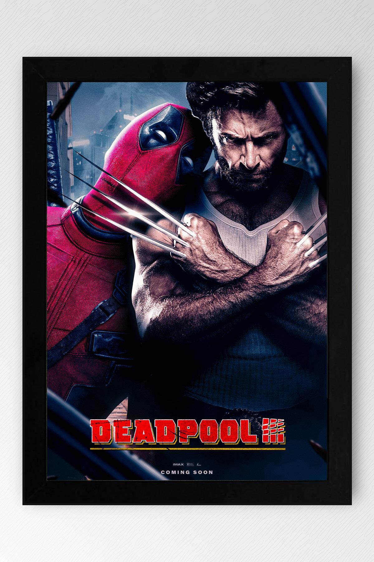 Deadpool & Wolverine Çerçeveli Tablo - Marvel Film Poster Tablo