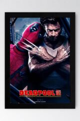 Deadpool & Wolverine Çerçeveli Tablo - Marvel Film Poster Tablo