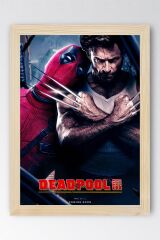 Deadpool & Wolverine Çerçeveli Tablo - Marvel Film Poster Tablo