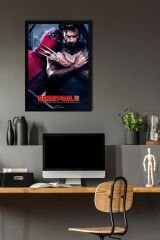 Deadpool & Wolverine Çerçeveli Tablo - Marvel Film Poster Tablo