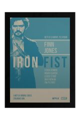 Iron Fist Çerçeveli Tablo - Marvel Dizi Posteri Tablo