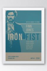 Iron Fist Çerçeveli Tablo - Marvel Dizi Posteri Tablo