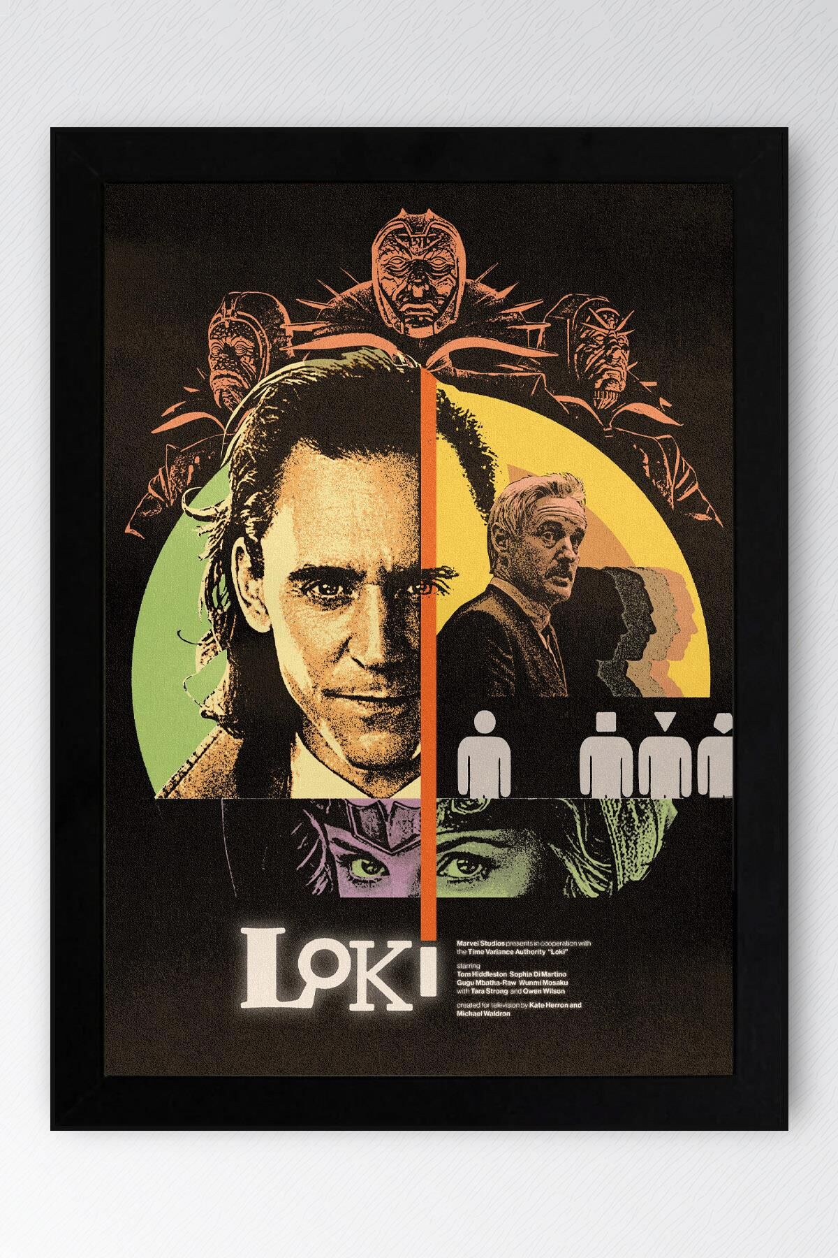 Loki Çerçeveli Tablo - Marvel Dizi Posteri Tablo