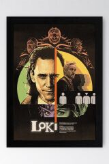 Loki Çerçeveli Tablo - Marvel Dizi Posteri Tablo