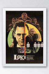 Loki Çerçeveli Tablo - Marvel Dizi Posteri Tablo