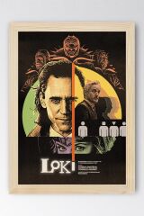 Loki Çerçeveli Tablo - Marvel Dizi Posteri Tablo