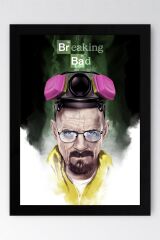 Breaking Bad Çerçeveli Tablo - Dizi Afişi Poster Tablo