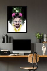 Breaking Bad Çerçeveli Tablo - Dizi Afişi Poster Tablo