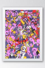 Rick and Morty Çerçeveli Tablo - Rick and Morty Animasyon Fim Posteri Tablo
