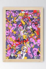 Rick and Morty Çerçeveli Tablo - Rick and Morty Animasyon Fim Posteri Tablo