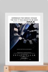 Interstellar Çerçeveli Tablo - Yıldızlararası Film Posteri Tablo