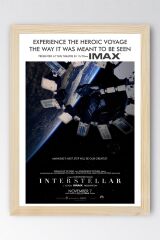 Interstellar Çerçeveli Tablo - Yıldızlararası Film Posteri Tablo