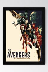 Avengers Çerçeveli Tablo - Yenilmezler Marvel Poster Tablo