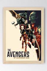 Avengers Çerçeveli Tablo - Yenilmezler Marvel Poster Tablo