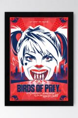 Harley Quinn Çerçeveli Tablo - Birds Of Prey Film Posteri Tablo