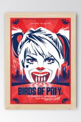 Harley Quinn Çerçeveli Tablo - Birds Of Prey Film Posteri Tablo