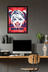 Harley Quinn Çerçeveli Tablo - Birds Of Prey Film Posteri Tablo