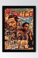 Narcos Mexico Çerçeveli Tablo - Narcos Dizi Posteri Tablo