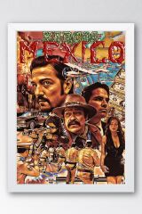 Narcos Mexico Çerçeveli Tablo - Narcos Dizi Posteri Tablo