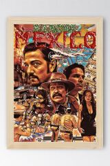 Narcos Mexico Çerçeveli Tablo - Narcos Dizi Posteri Tablo