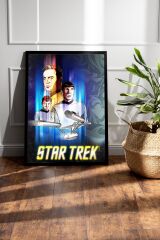 Star Trek Çerçeveli Tablo - Uzay Yolu Fim Posteri Tablo