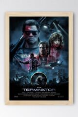 Terminator Çerçeveli Tablo - Terminatör Film Posteri Tablo