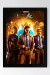 Loki Çerçeveli Tablo - Marvel Dizi Posteri Tablo