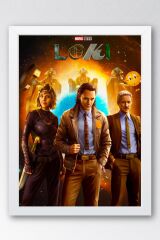 Loki Çerçeveli Tablo - Marvel Dizi Posteri Tablo