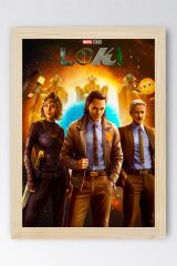 Loki Çerçeveli Tablo - Marvel Dizi Posteri Tablo