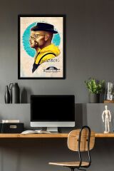 Breaking Bad Çerçeveli Tablo - Dizi Afişi Poster Tablo
