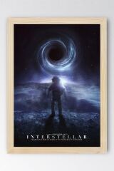 Interstellar Çerçeveli Tablo - Yıldızlararası Film Posteri Tablo