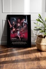 Star Wars Çerçeveli Tablo - Uzay Savaşları Fim Posteri Tablo