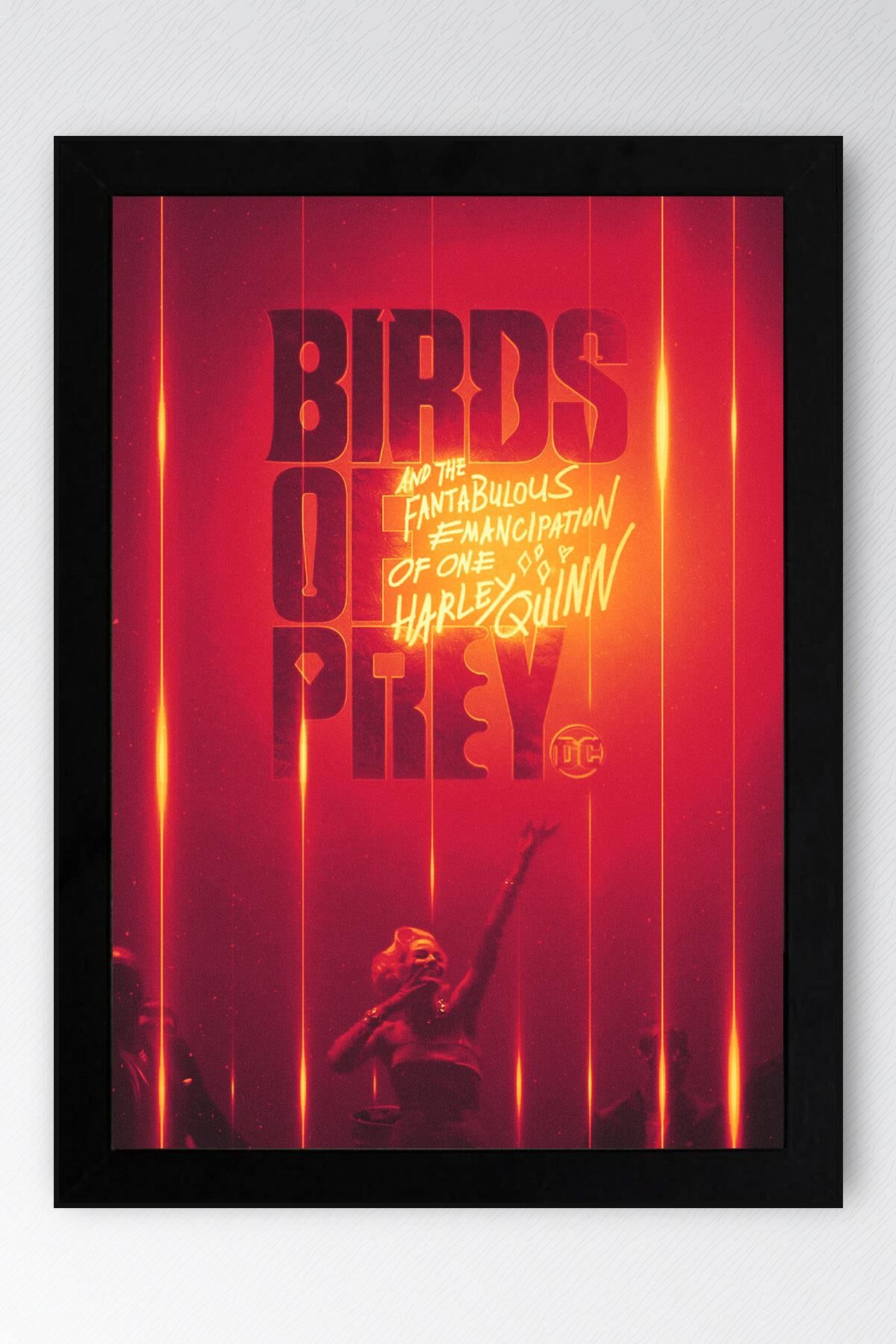 Harley Quinn Çerçeveli Tablo - Birds Of Prey Film Posteri Tablo