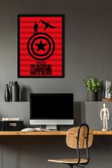 The Falcon and the Winter Soldier Çerçeveli Tablo - Marvel Poster Tablo