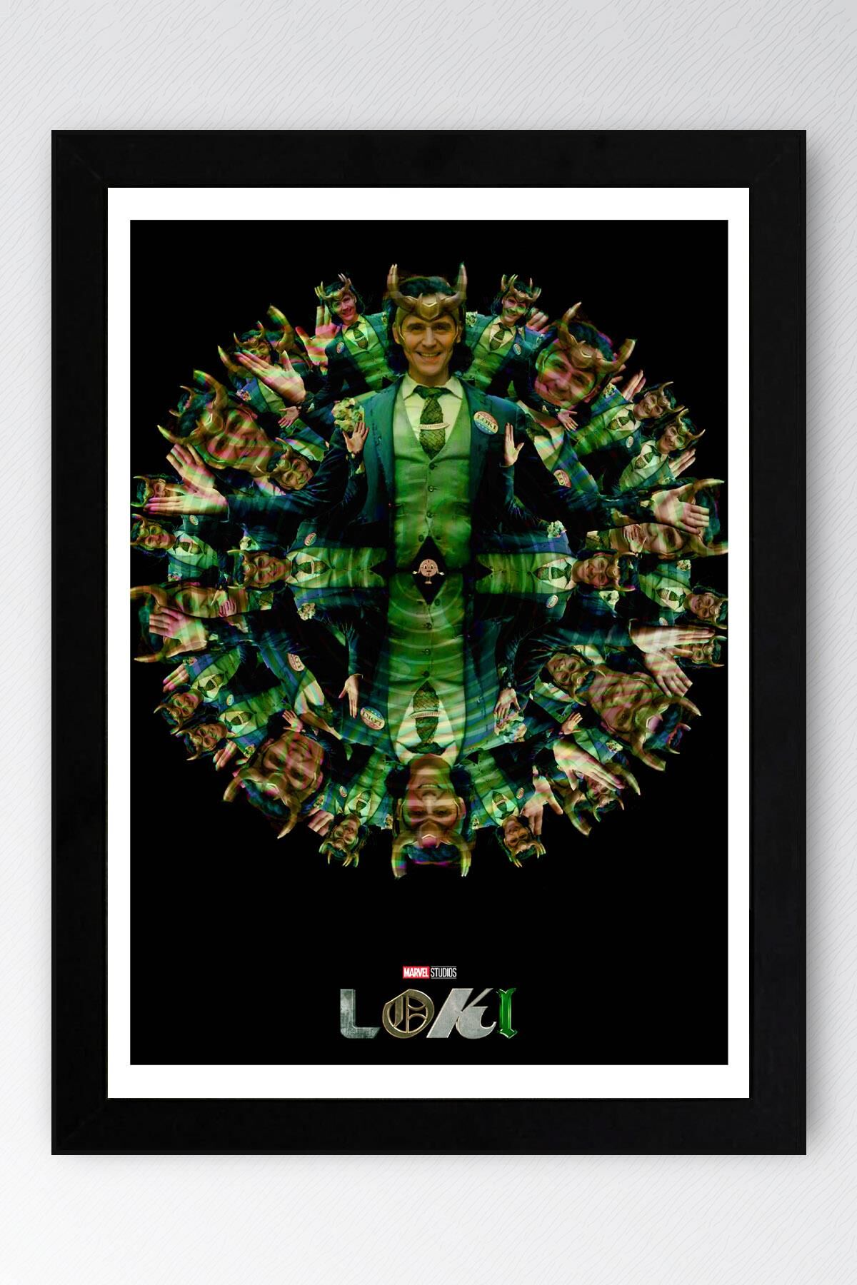 Loki Çerçeveli Tablo - Marvel Dizi Posteri Tablo