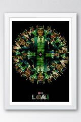 Loki Çerçeveli Tablo - Marvel Dizi Posteri Tablo
