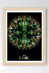 Loki Çerçeveli Tablo - Marvel Dizi Posteri Tablo