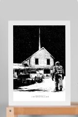 Interstellar Çerçeveli Tablo - Yıldızlararası Film Posteri Tablo