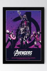 Avengers Çerçeveli Tablo - Yenilmezler Marvel Poster Tablo