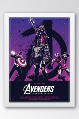 Avengers Çerçeveli Tablo - Yenilmezler Marvel Poster Tablo