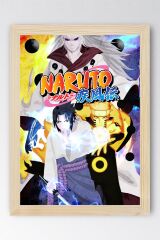 Naruto Çerçeveli Tablo - Manga Anime Posteri Tablo