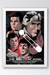 Star Trek Çerçeveli Tablo - Uzay Yolu Fim Posteri Tablo