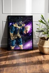 Thanos Çerçeveli Tablo - Marvel Film Posteri Tablo