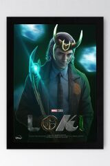 Loki Çerçeveli Tablo - Marvel Dizi Posteri Tablo